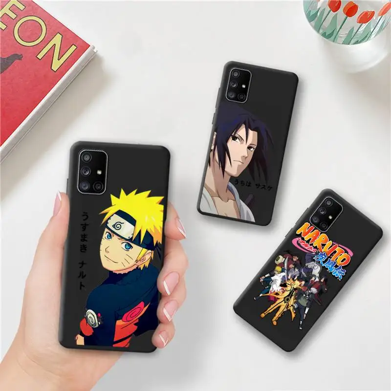

Anime Naruto Sasuke Phone Case For Samsung Galaxy A52 A21S A02S A12 A31 A81 A10 A30 A32 A50 A80 A71 A51 5G