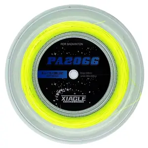 Бесплатная доставка, 1 Катушка, 200 м, высокое качество, PA-2066, струна для бадминтона, 0,66 мм, струны для ракетки для бадминтона