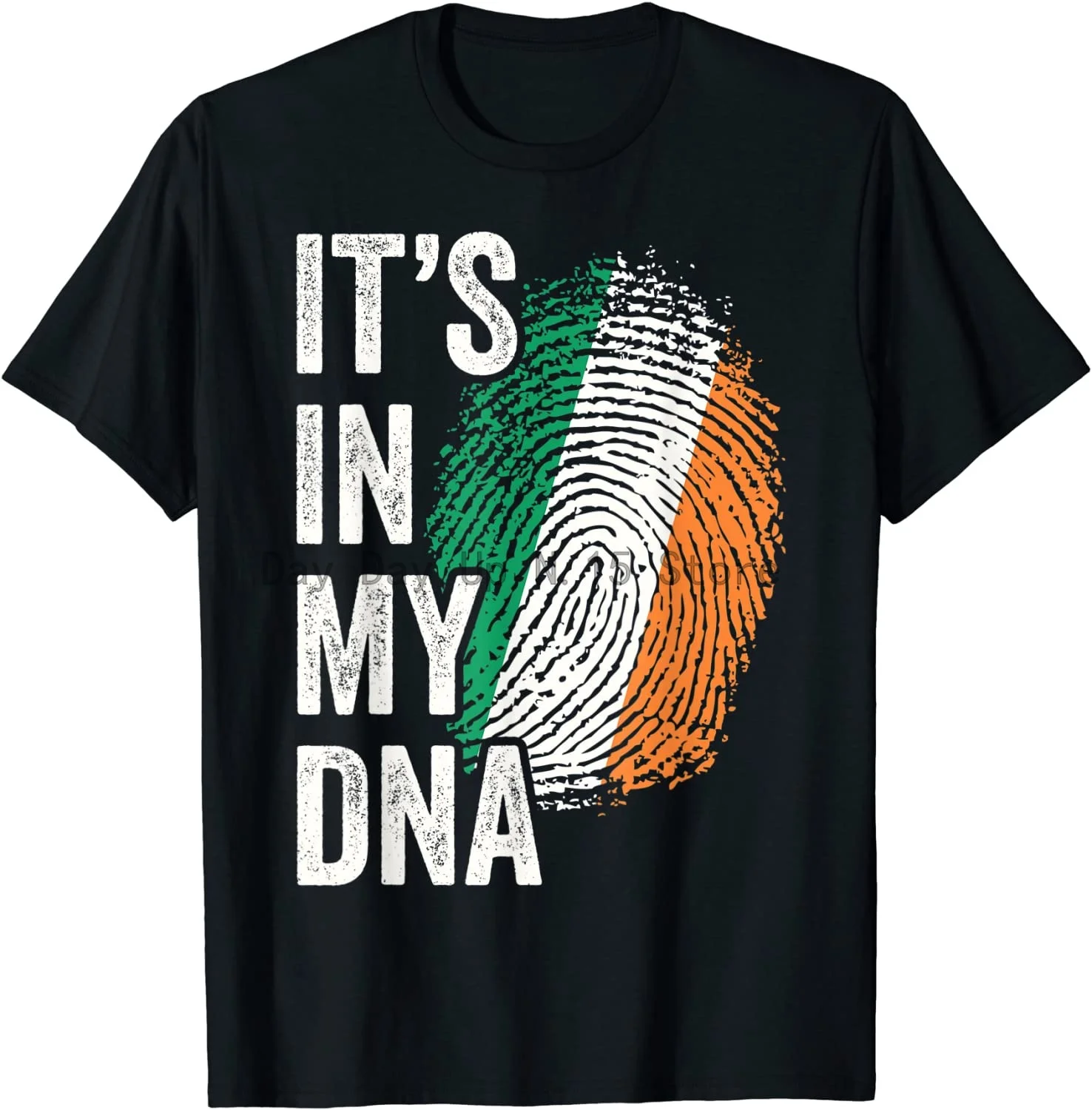 

ITS IN MY DNA Ireland Flag Irish Roots Pride Genetic T-Shirt