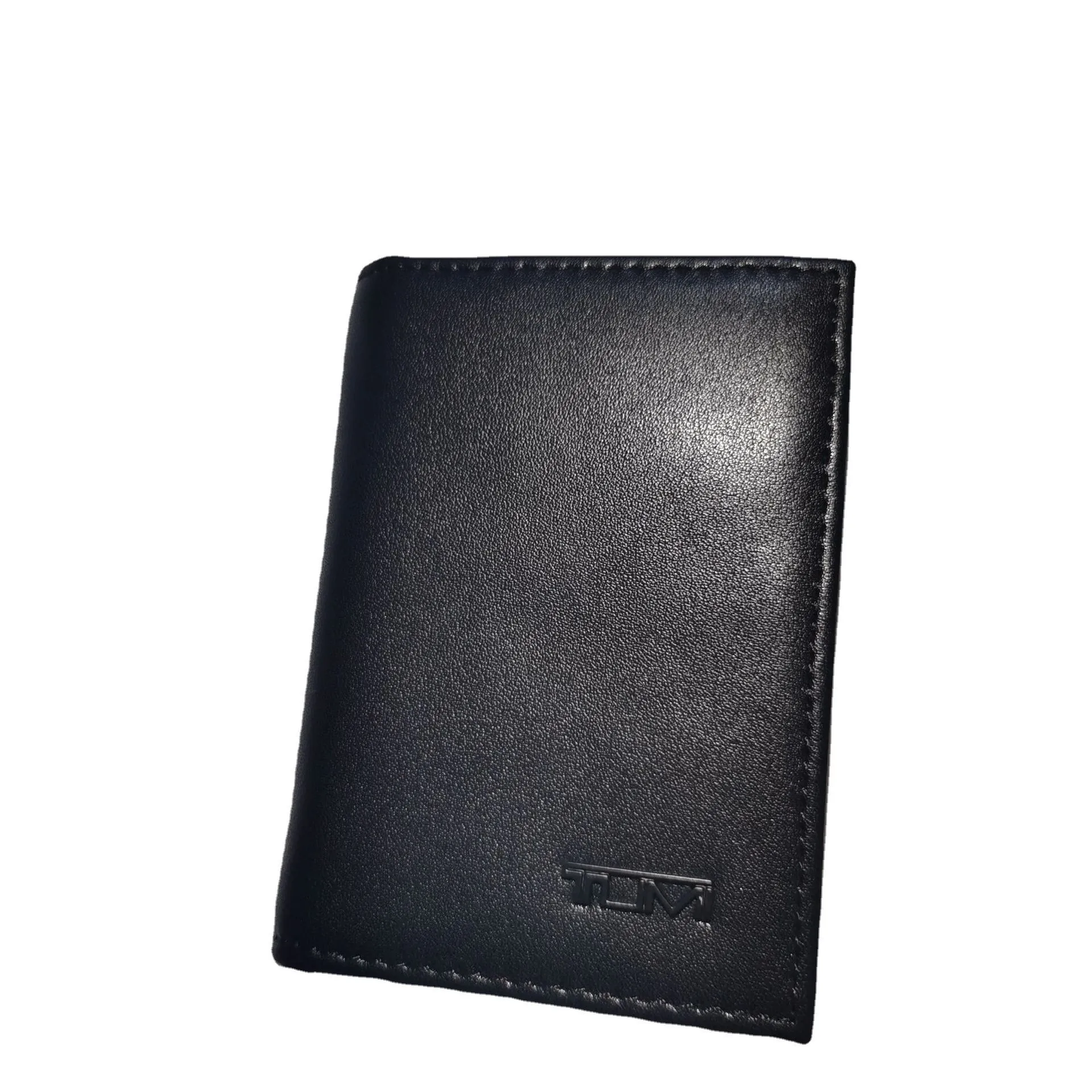 

Leather Business Card Holder Business Short Wallet Card Slot Zero Wallet Men's Black Head Leather Pickup Bag 7x2x10cm