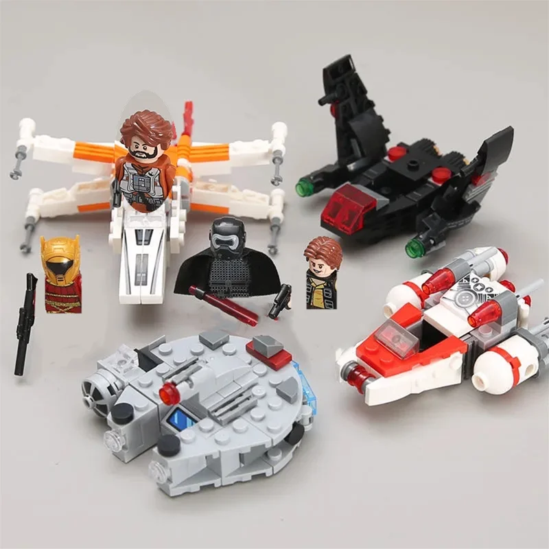 Mini Millennium Star Set Wars Falcon X Wing Compatible Mini Brick Figures Toys For Building Blocks For Children