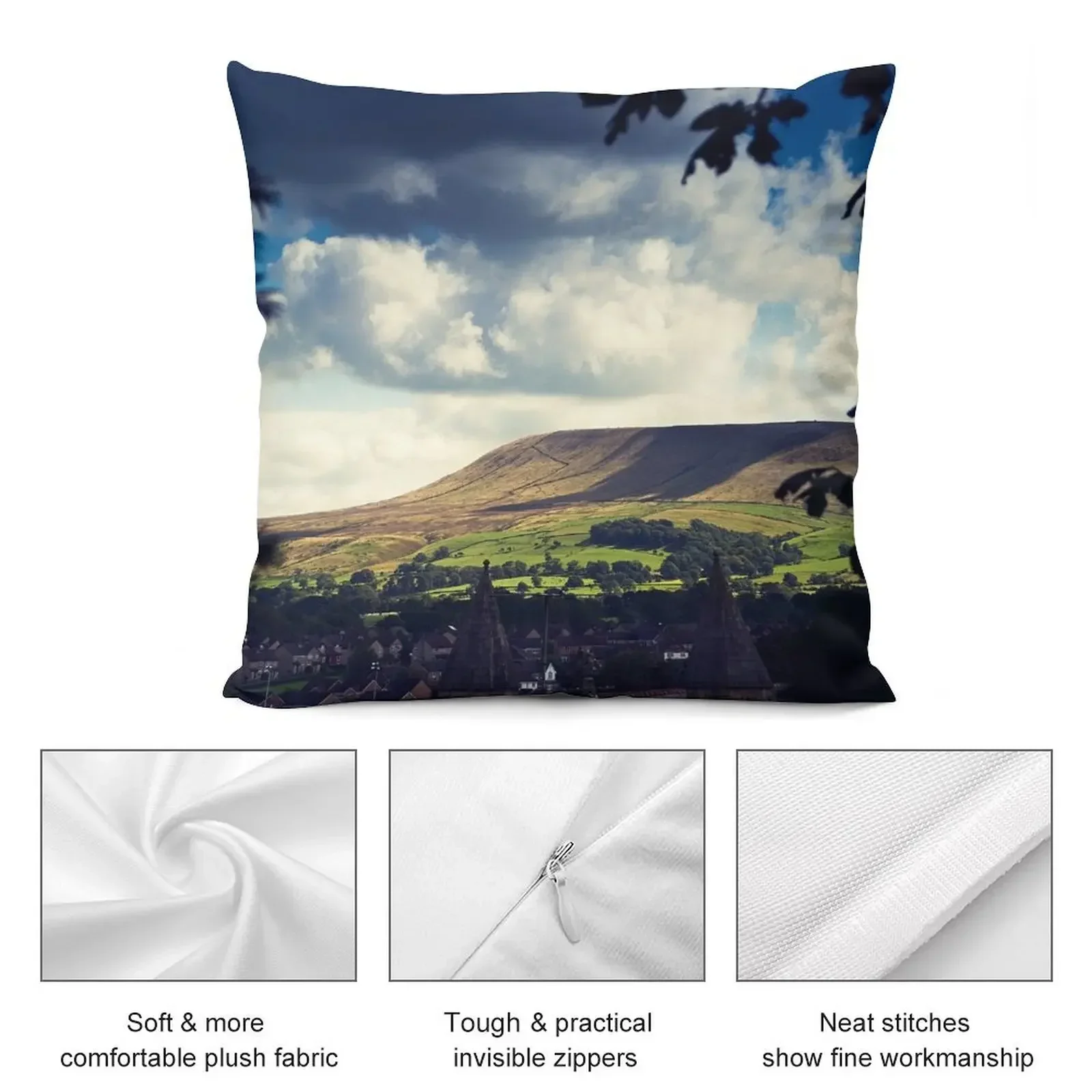 Чехол для подушки Pendle Hill Clitheroe Lancashire полиэстер