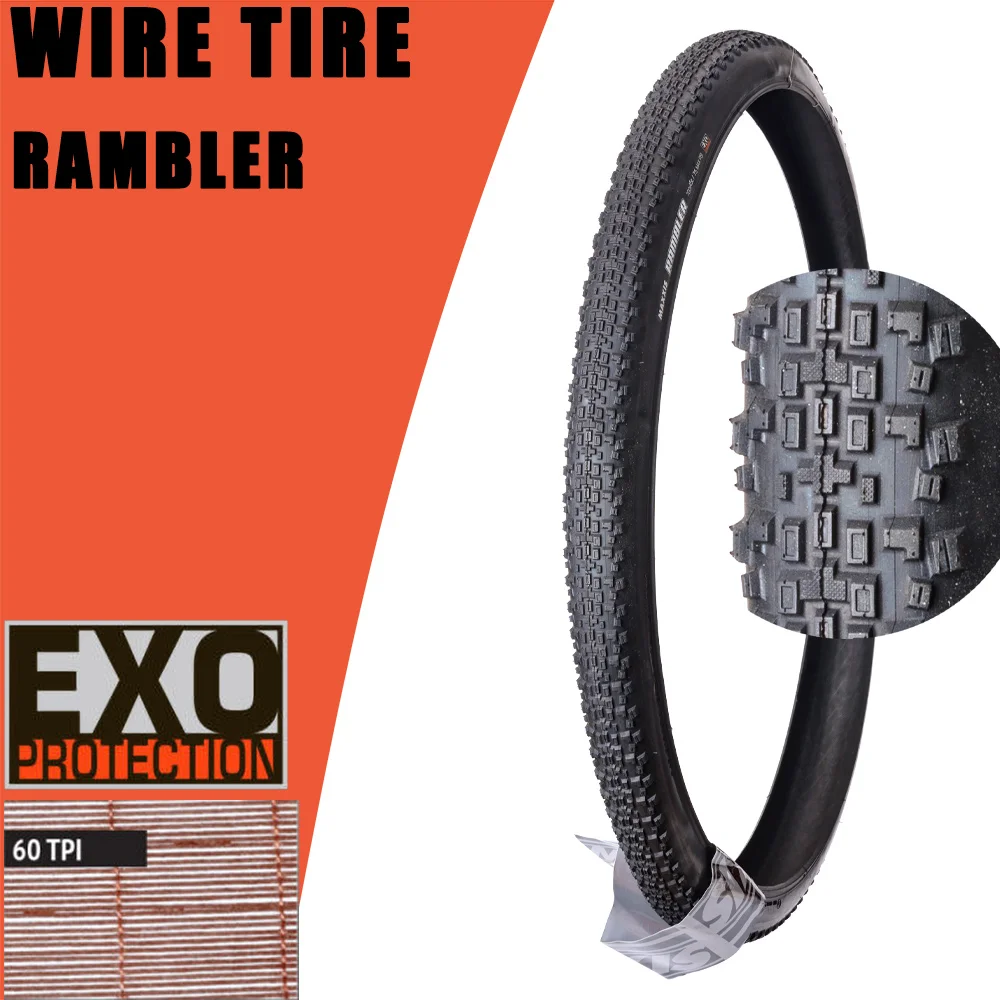 MAXXIS RAMBLER WIRE 700x40C/45C 650x47B гравий/приключения гравий и внедорожные гоночные шины для