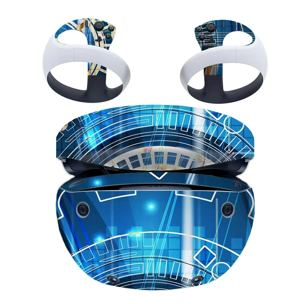Наклейка на кожу VR для PS5 VR2 контроллер гарнитуры ПВХ наклейка Обложка защитная
