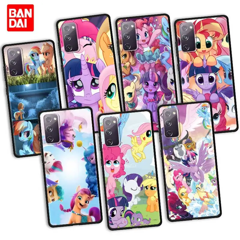 

Cover Phone Case for Samsung Galaxy S20 FE S21 S10 S9 Plus Ultra 5G S20fe S21fe S20ultra Bag Capa Cartoon My Little Pony Anime
