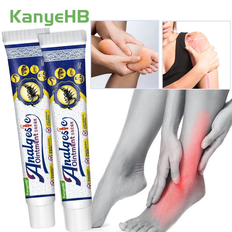 

2/4/6Pcs Joint Pain Medical Ointment Pain Relief Knee Muscle Sciatica Treatment Cream Herbal Rheumatoid Arthritis Health Care