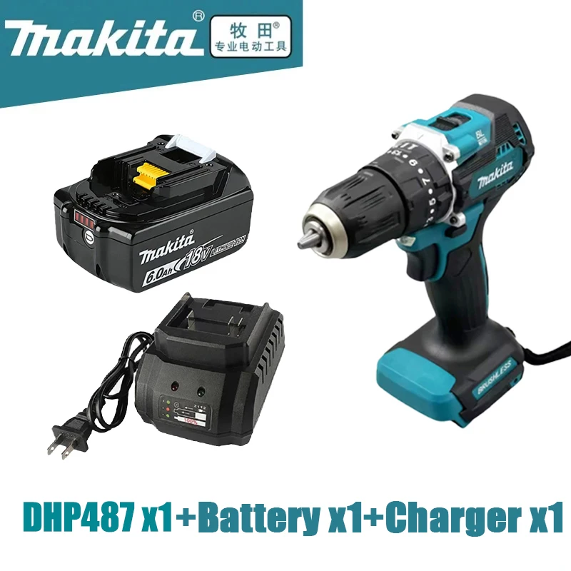 

Аккумуляторный ударный шуруповерт Makita DHP487 18В