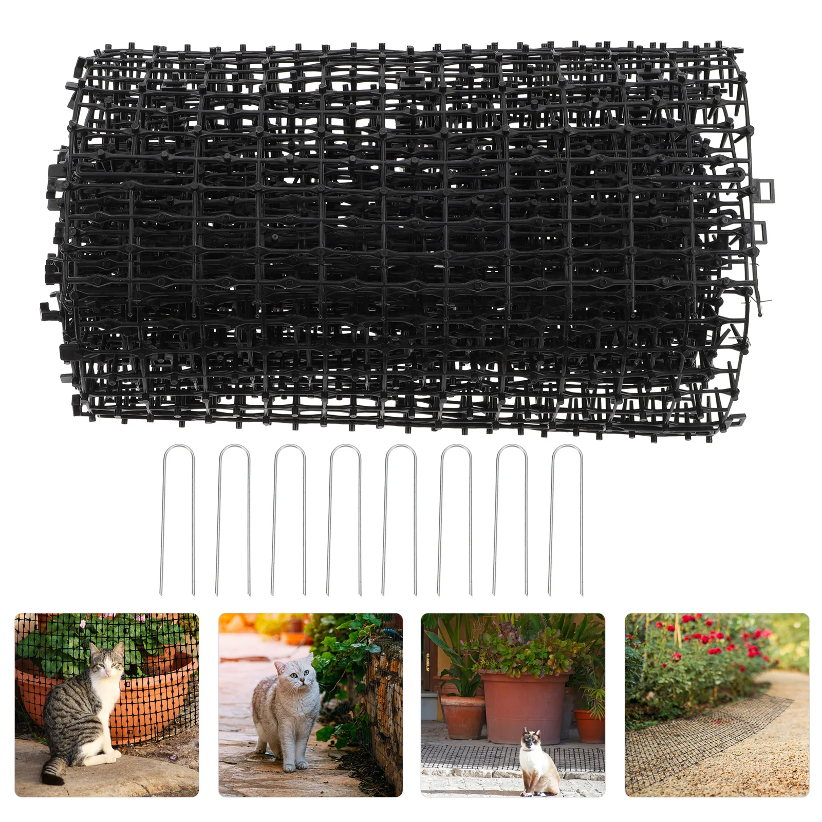 

1 Set Cat Spike Deterrent Mat Cat Scat Pad Cat Dog Digging Pad for Home