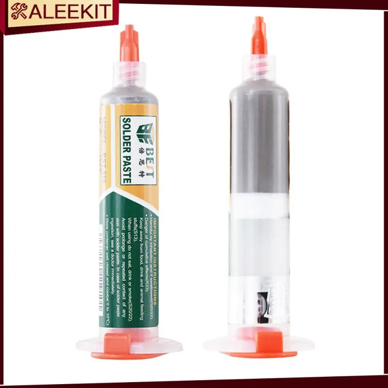 

Needle Tube Solder Paste Syringe Tube Solder Paste 183 Degree Solder Paste Repair Stencil Welding Soldering Tools