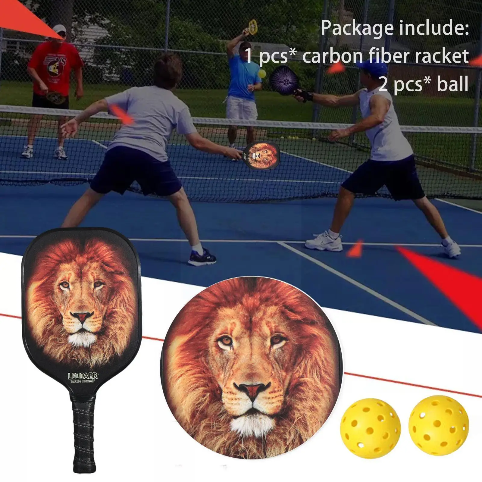 

Carbon Fiber Racket Carbon Hot Pressing Shock Absorption Sports With 2 Tennis Racket Women Ball Racket Pcs Fashion Men I7i4