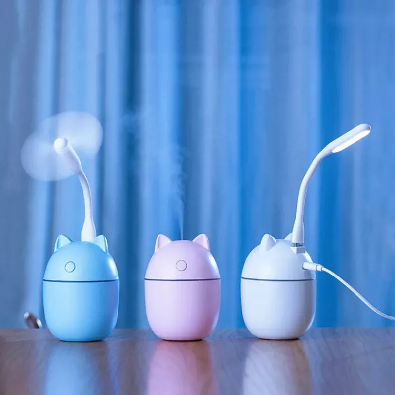 

220ML Electric Air Humidifier Aroma Essential Oil Diffuser USB Plug LED Night Lamp Mini for Home Spa Car Mist Spray Aromatherapy