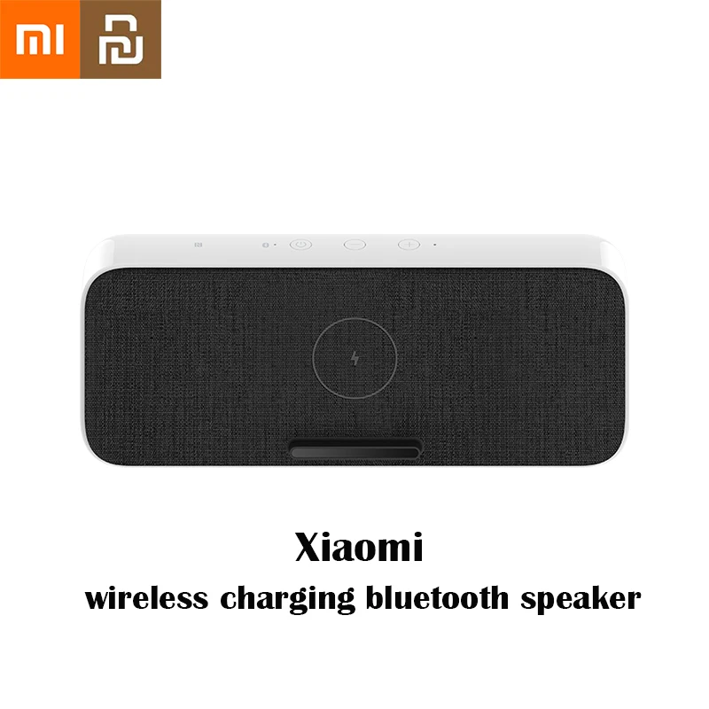 

Xiaomi Mijia Wireless Charging Bluetooth Speaker Home Desktop Wireless Mobile Phone Charger Bracket Mini Outdoor Audio Subwoofer