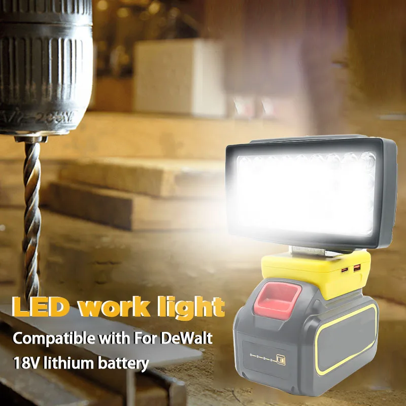 36-светодиодный автомобильный рабочий фонарь фонарик USB-накопитель для Makita DeWalt Bosch