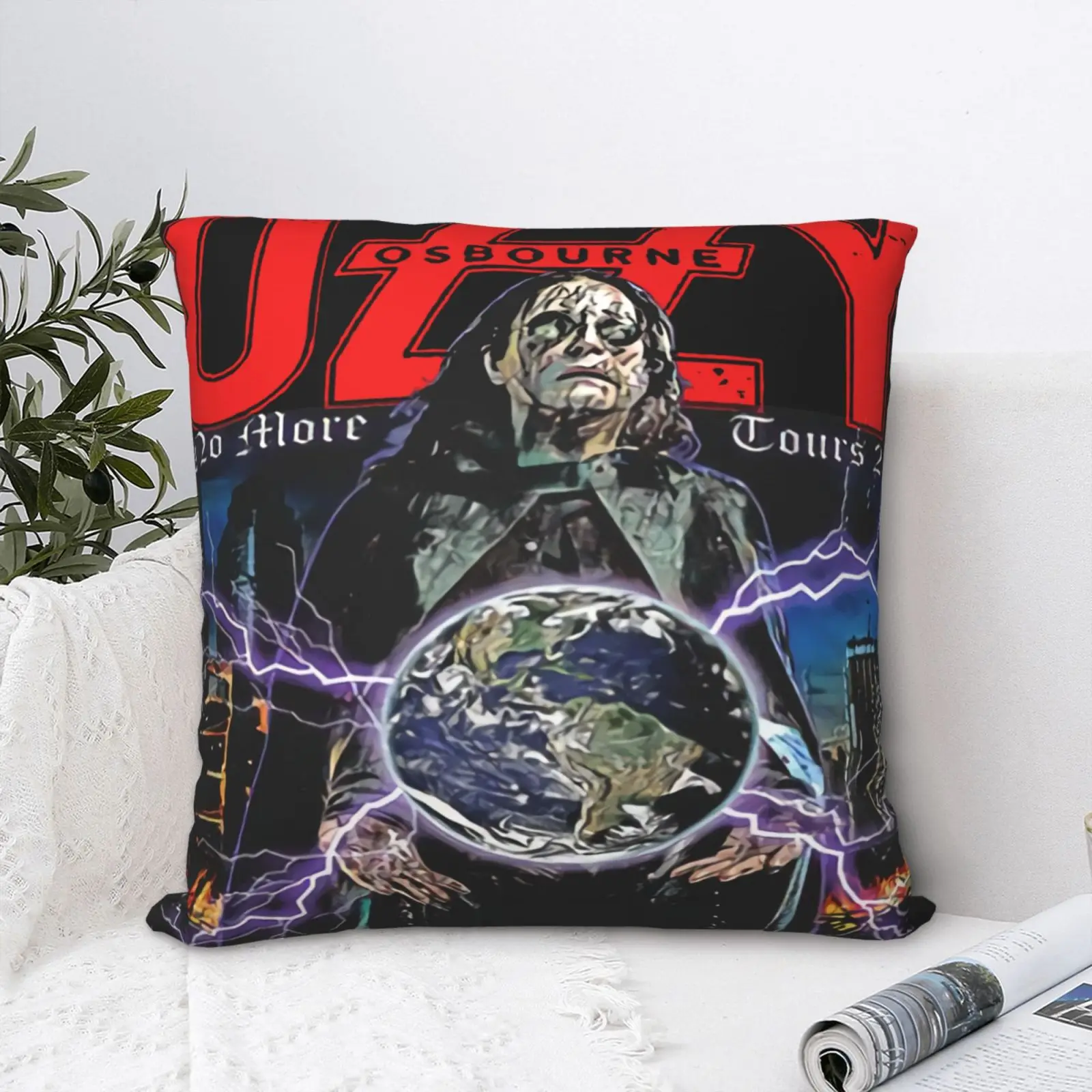 

Ozzy osосвен No More Tour 2020 наволочка для подушки, Современная Подушка для спины, аниме Подушка, декоративные подушки для кровати