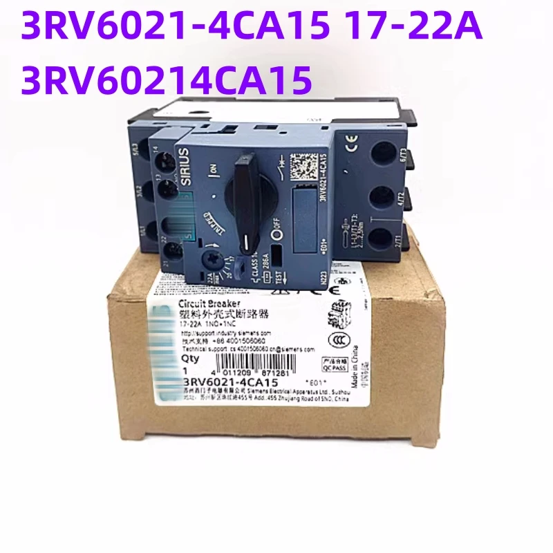 Original motor protection circuit breaker 3RV6021-4CA15 17-22A/3RV60214CA15
