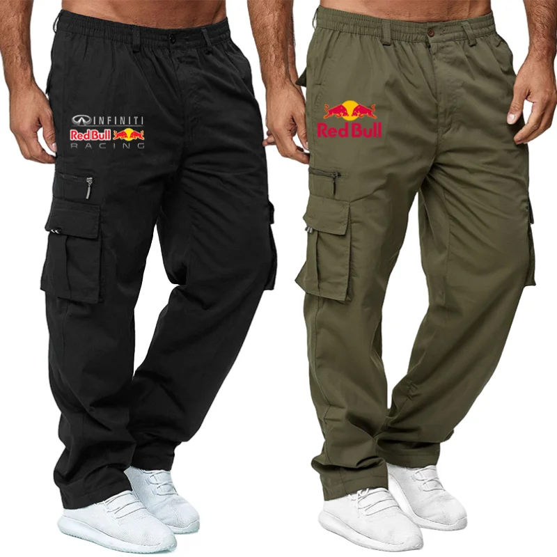 

Mens Cargo Pants Casual Hiking Pants Skater High Street Trend Loose Work Trousers Multi Pocket Comba Sports Skateboard Bottoms