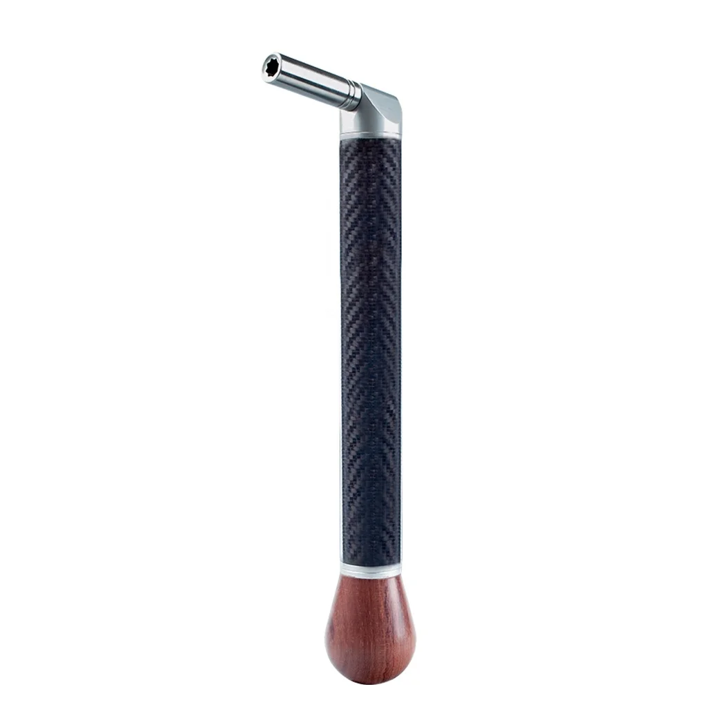 

NAOMI Professional Piano Tuning Hammer Octagonal Core Stainless Steel Hammer Carbon Fiber Handle W/ Rosewood Ball