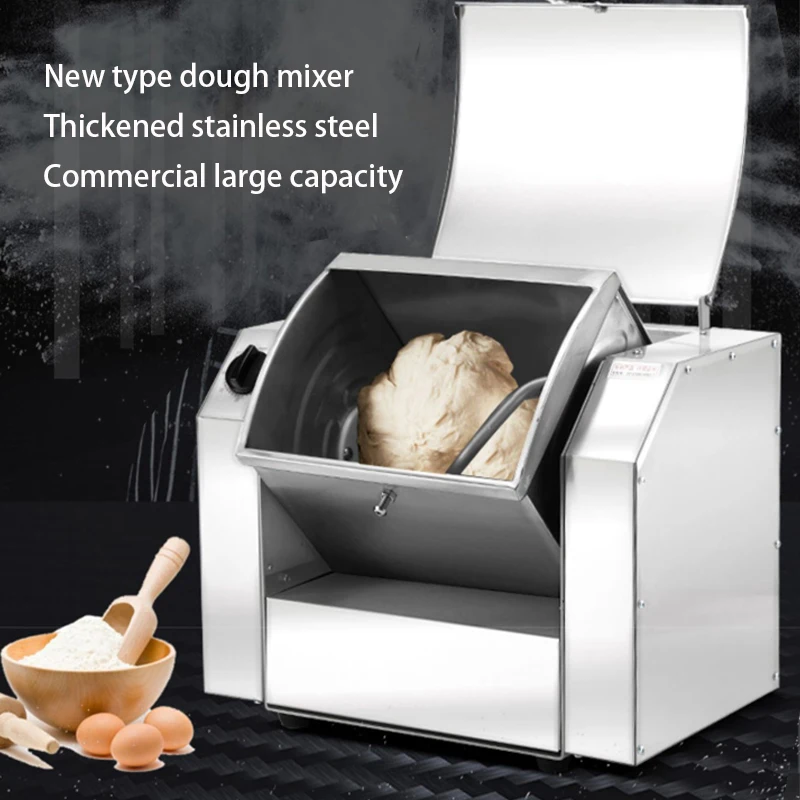 

220v electric dough Kneading Machine 10/12kg flour Mixers Commercial food Spin Mixer stainless steel Pasta Stirring Making Bread