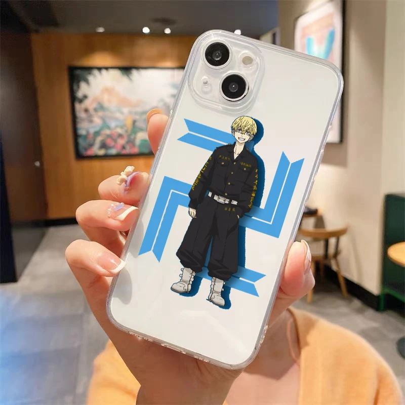 Tokyo Revengers Avengers Anime Luxury Soft Phone Case For iPhone 14 13 12 11 Pro Max XS X XR SE3 7 8 Plus Shockproof Cover Funda