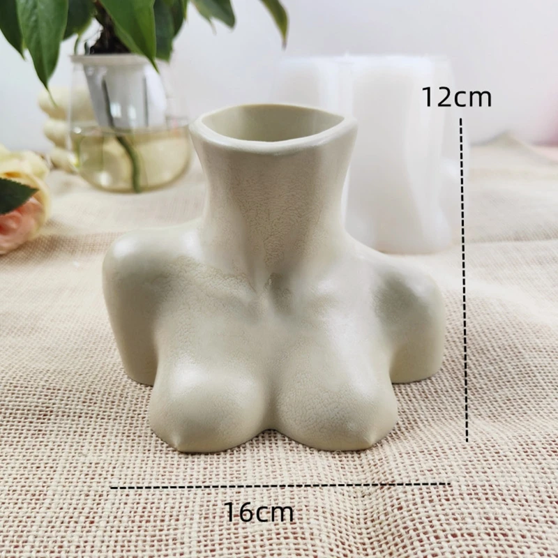 

Человеческое тело цветочный горшок для растений силиконовая форма бетонный держатель для ручек смола эпоксидная форма Прямая