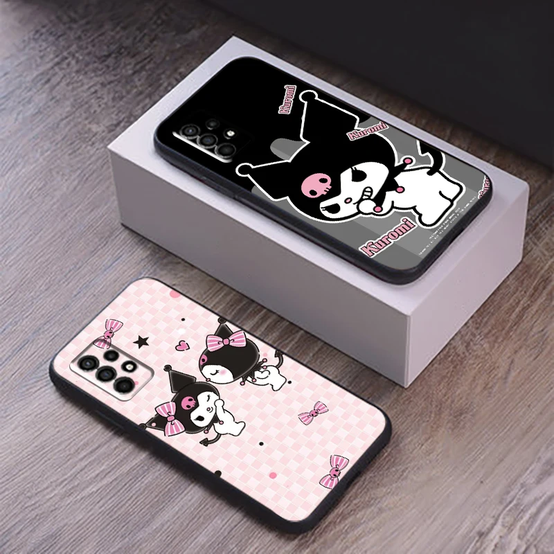 

Cartoon Hello Kitty Phone Case For Samsung Galaxy S10 Lite S10E S10 5G S10 S9 S8 Plus Coque Liquid Silicon Black Soft Carcasa