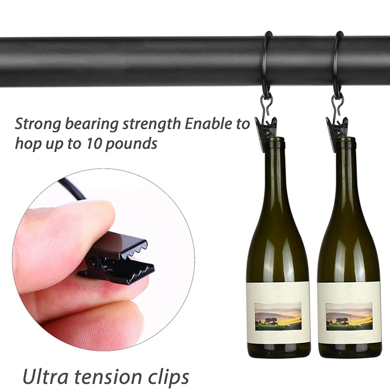 42 упаковки открывающихся колец для штор с зажимами внутренний диаметр 1 дюйм