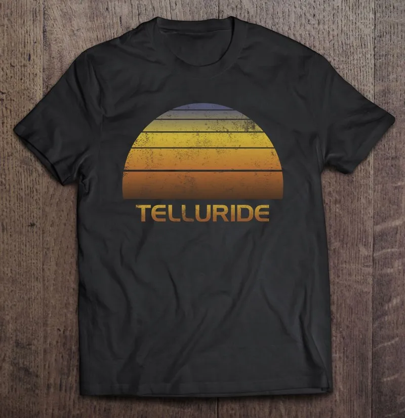 

Telluride сувенирная семейная одежда для отпуска футболки Одежда для гольфа футболки хлопковая летняя футболка мужская рубашка Спортивная фут...