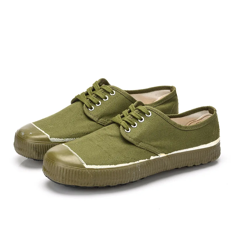 

Canvas vulcanized shoes Man sneakers Men's Release shoes 3517 labor work lace-up army shoes for men Male Rubber sole