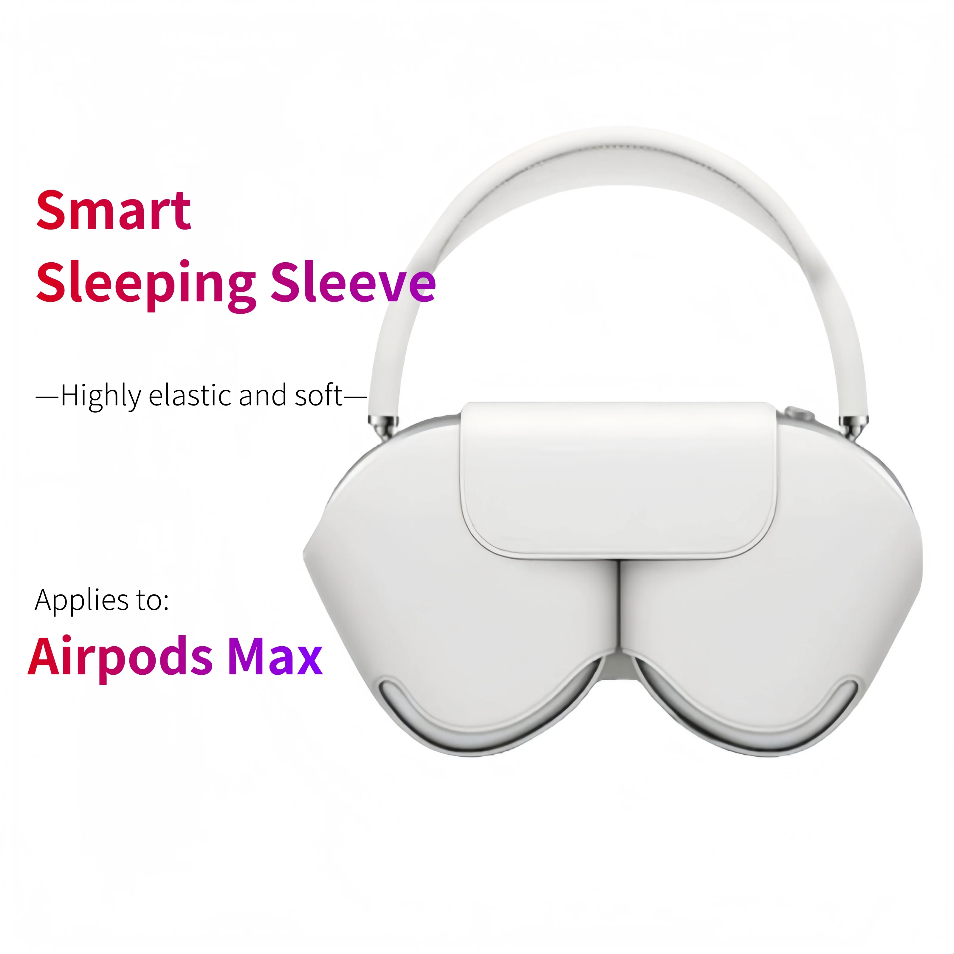 Фото Кожаный чехол для наушников для сна для наушников Apple airpods max №2
