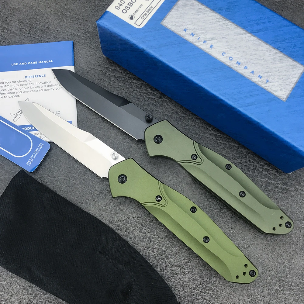 

BM 940 Osborne Folding D2 Blade Hunting Jackknife Pocket Knives EDC Outdoor Camping Defense Knife Multitools with Pocket Clip