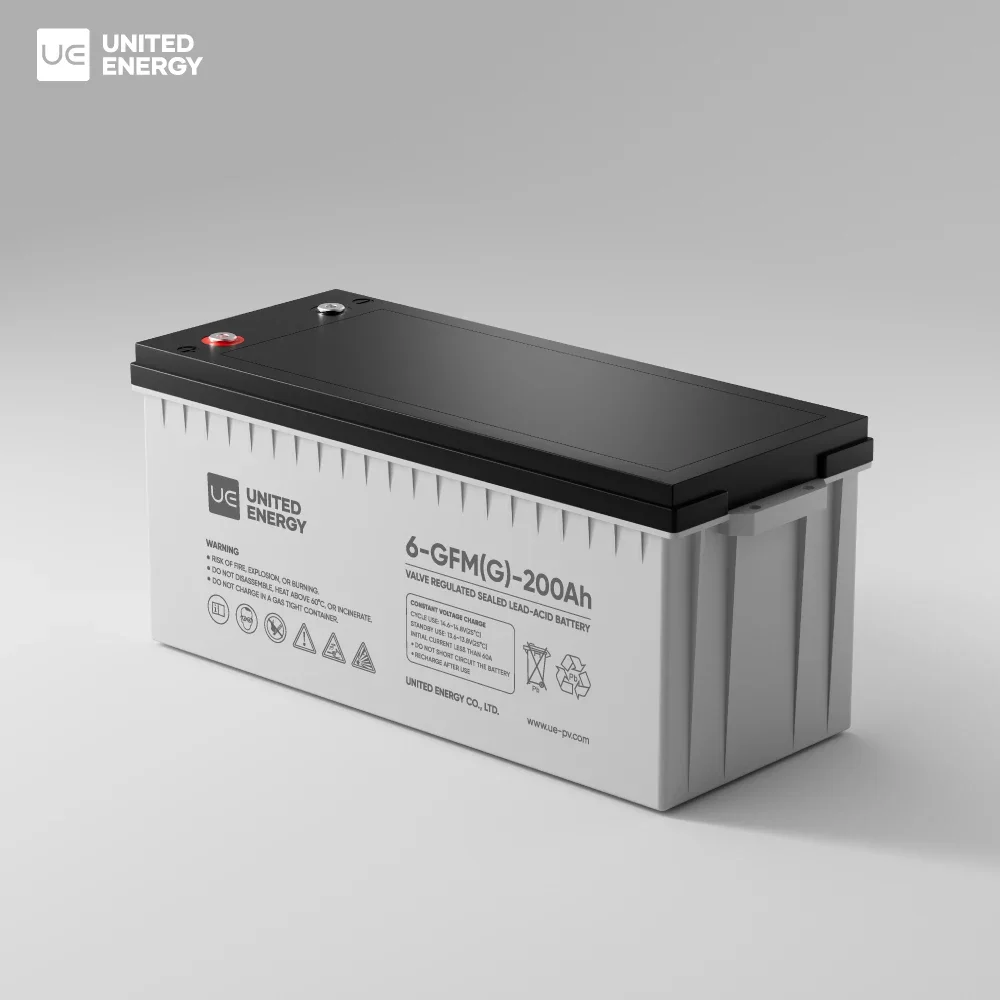 Гелевая солнечная батарея UE 12 В Вольт 200 ач Ач Agm глубокого цикла плюс