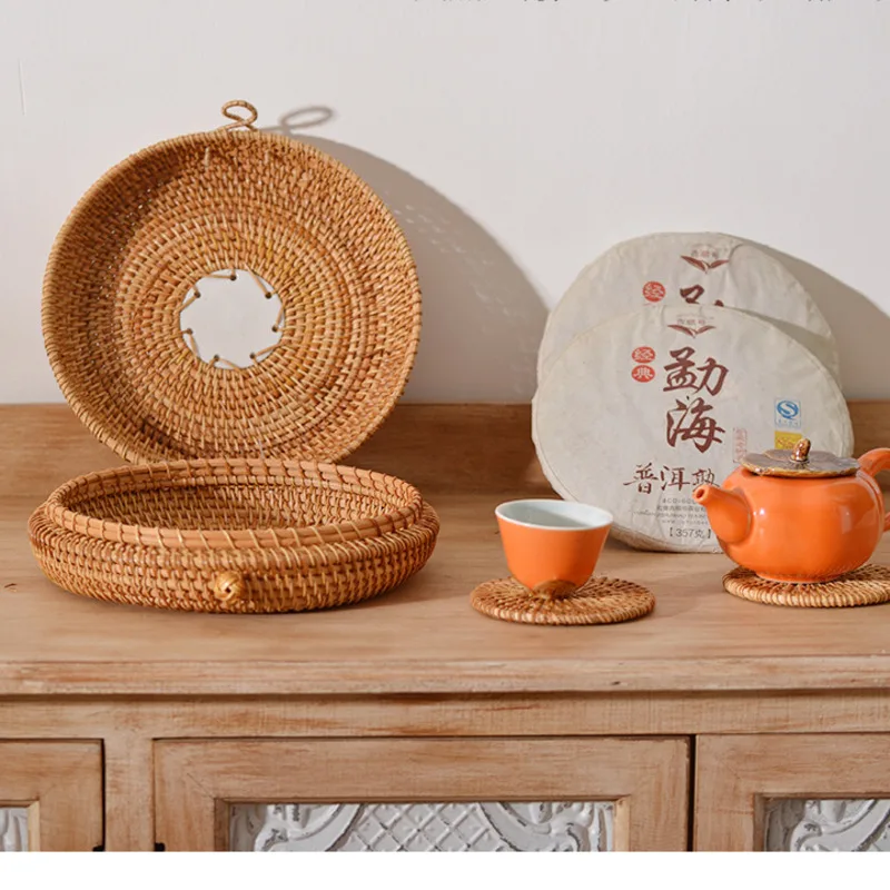 

Handmade Rattan Storage Basket Natural And Healthy Straw Basket Multifunctional Fruit Basket Various Styles Storage Boxes