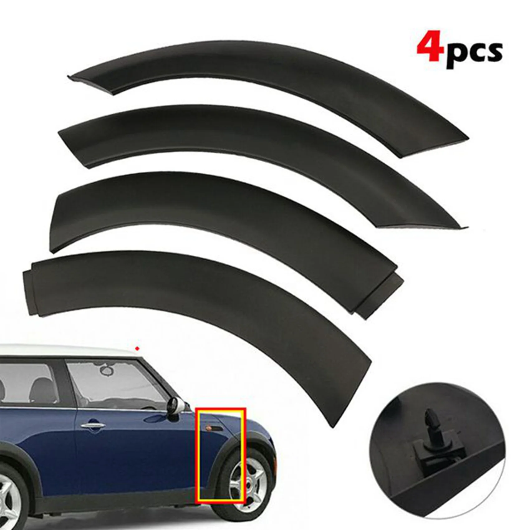 

4 шт. верхнее крыло для BMW MINI Cooper 2002-2008 51131505864 51131505867