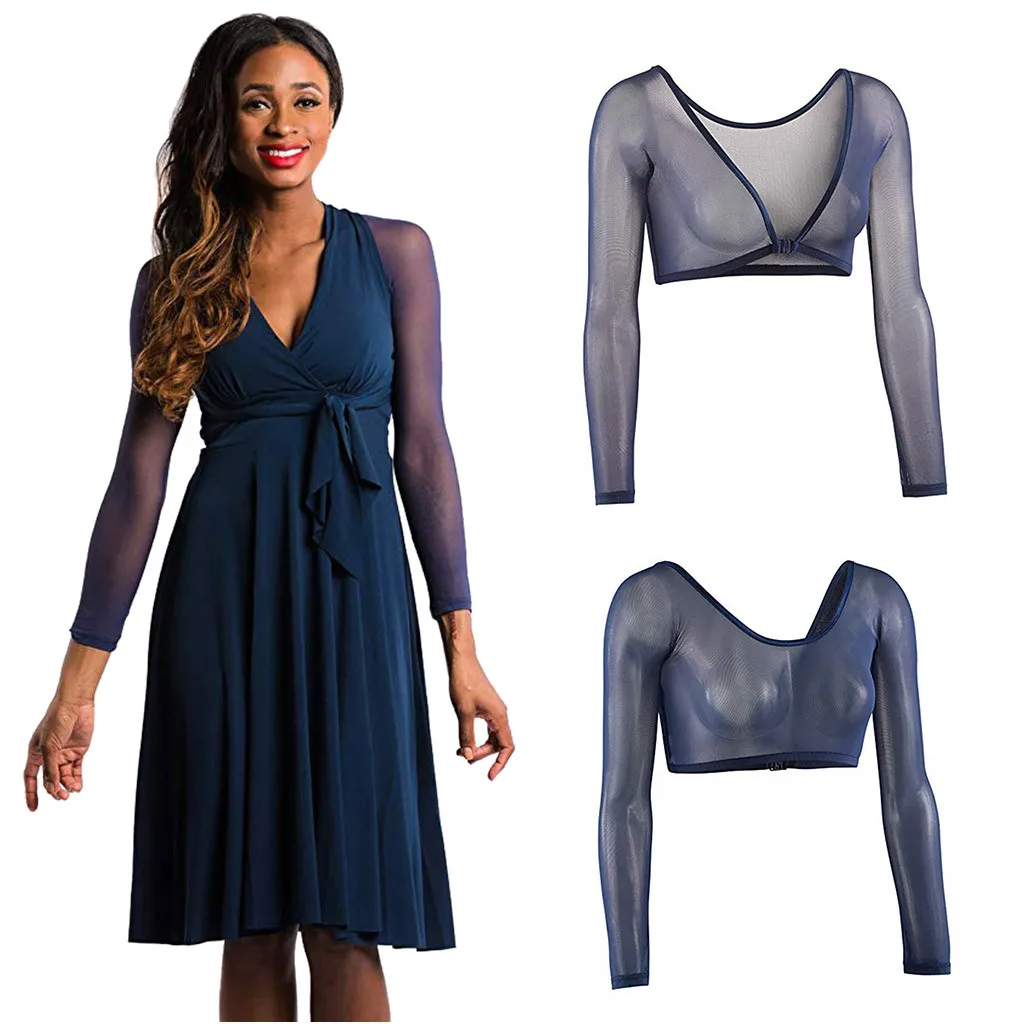 Женская бесшовная утягивающая блузка облегающая черного и белого цветов |