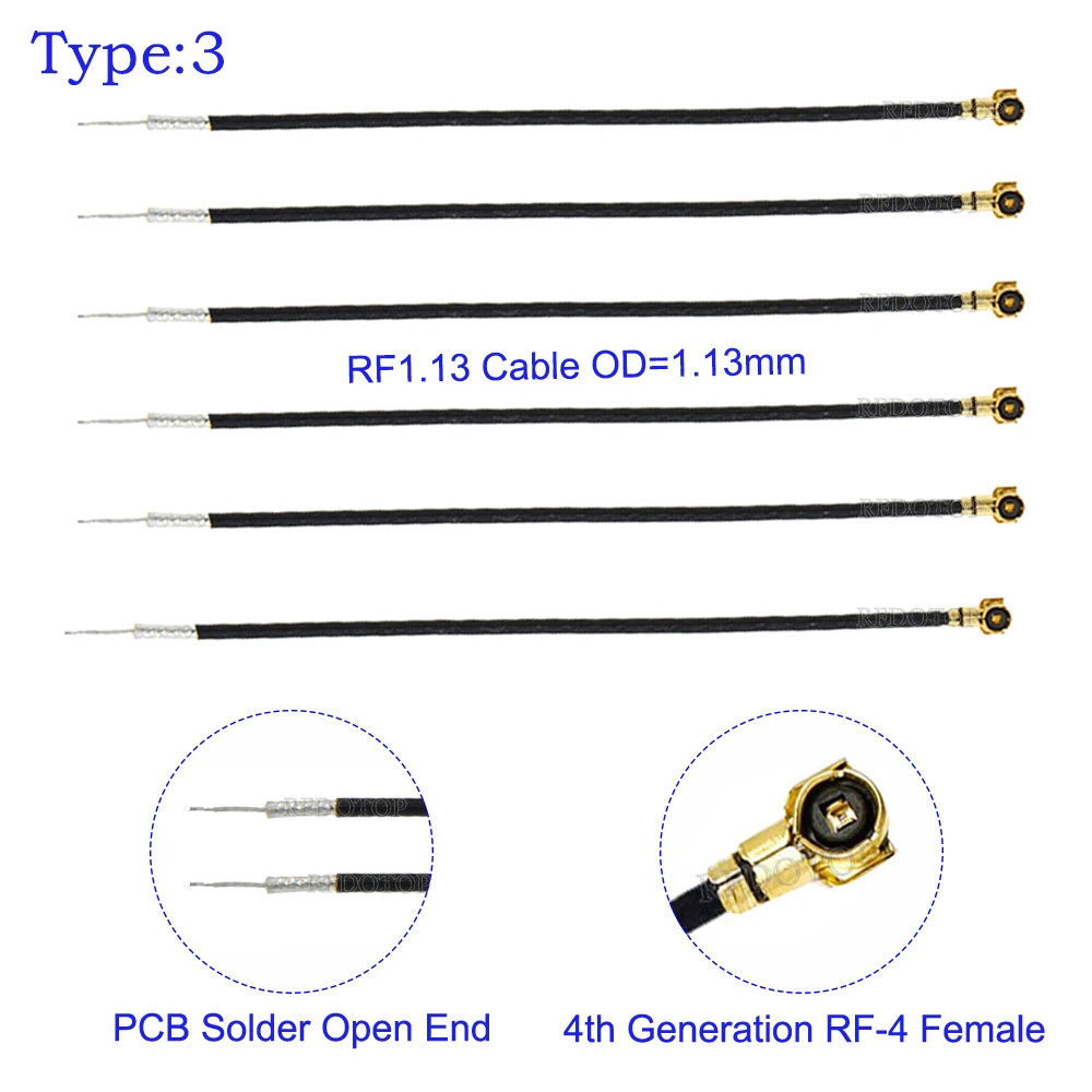 

5 шт./лот RFDOTOP RF-4 кабель односторонний 5 см