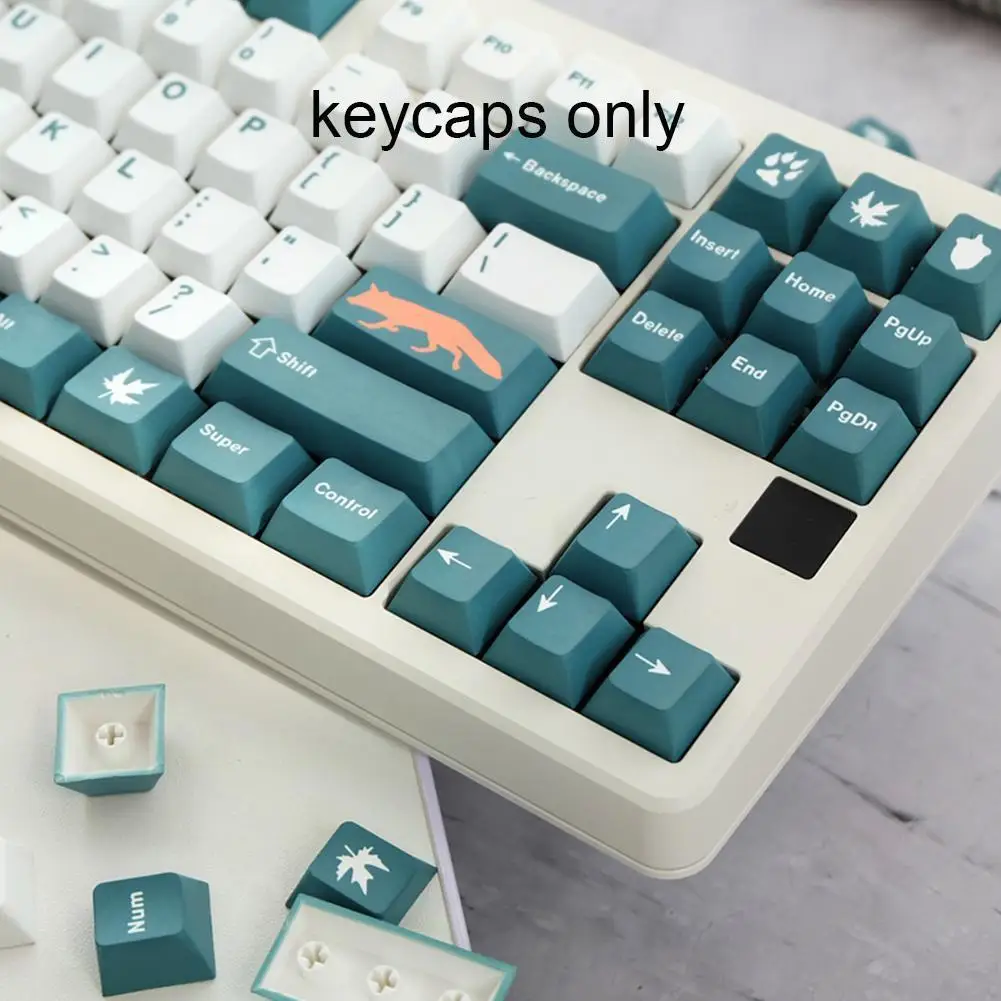 

142 Keys GMK Fox Keycaps PBT Dye-Sublimation Mechanical Keyboard Key Profile