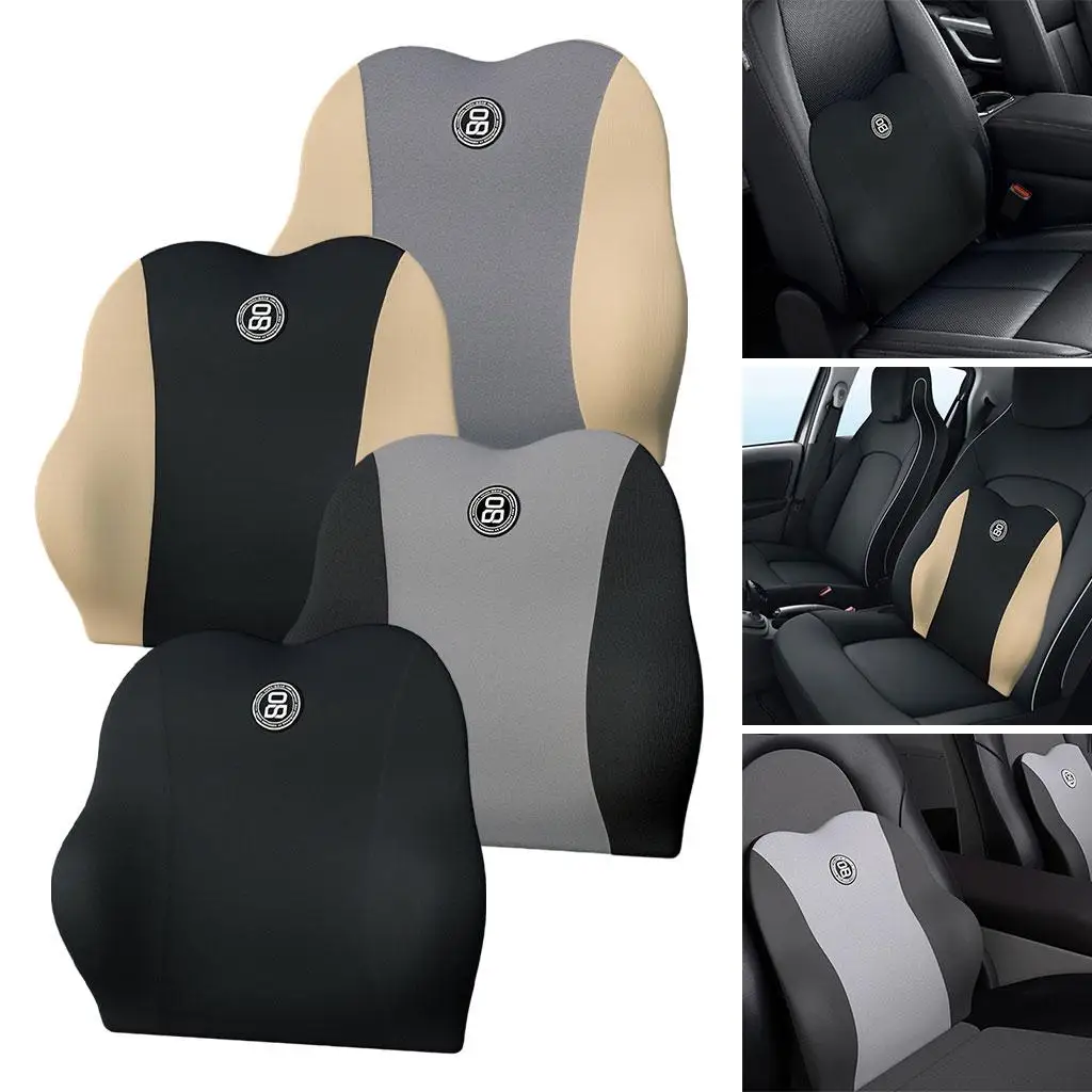 Подушка для поясницы мягкая поясничная опора подходит автомобильных стульев