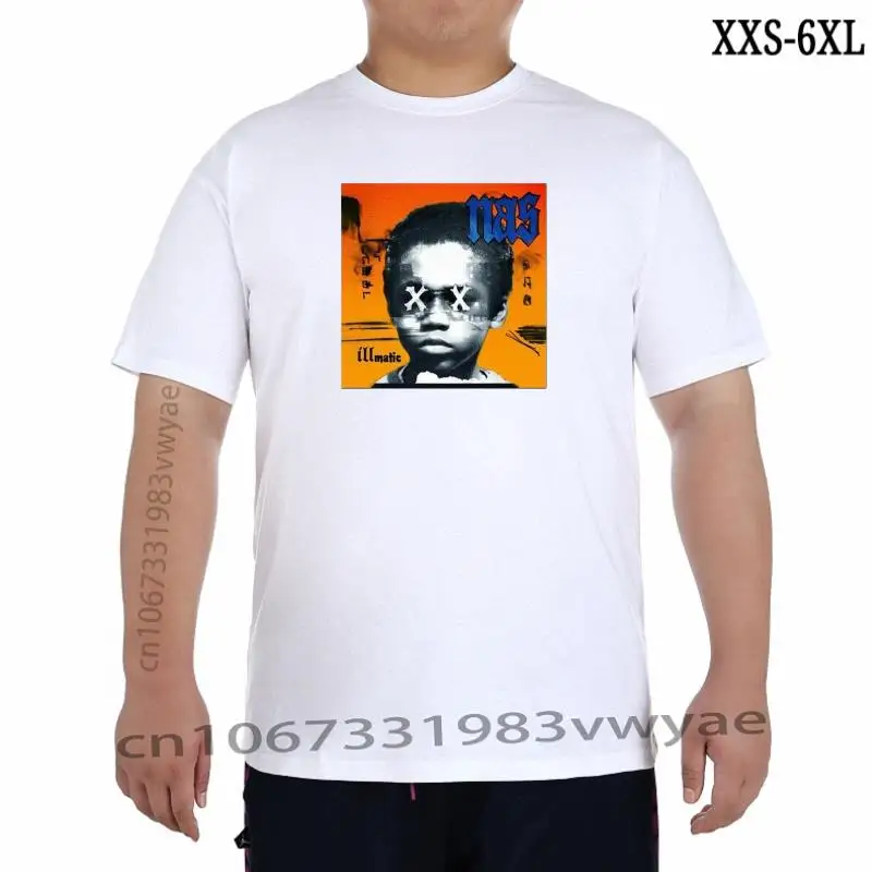 

Классическая футболка Nas Illmatic XX в стиле хип-хоп