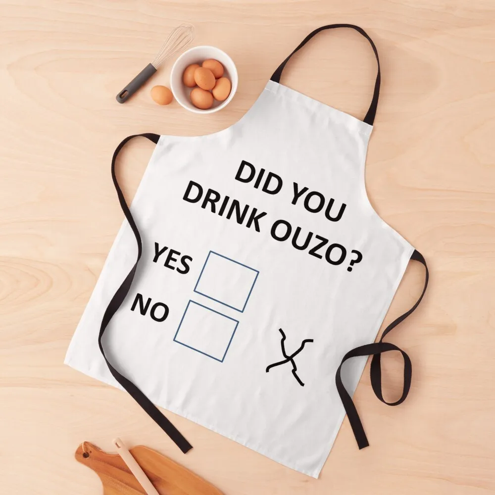 Напиток Ouzo yes-no Фартук для маникюра-стилиста Ресторан Кухонное оборудование