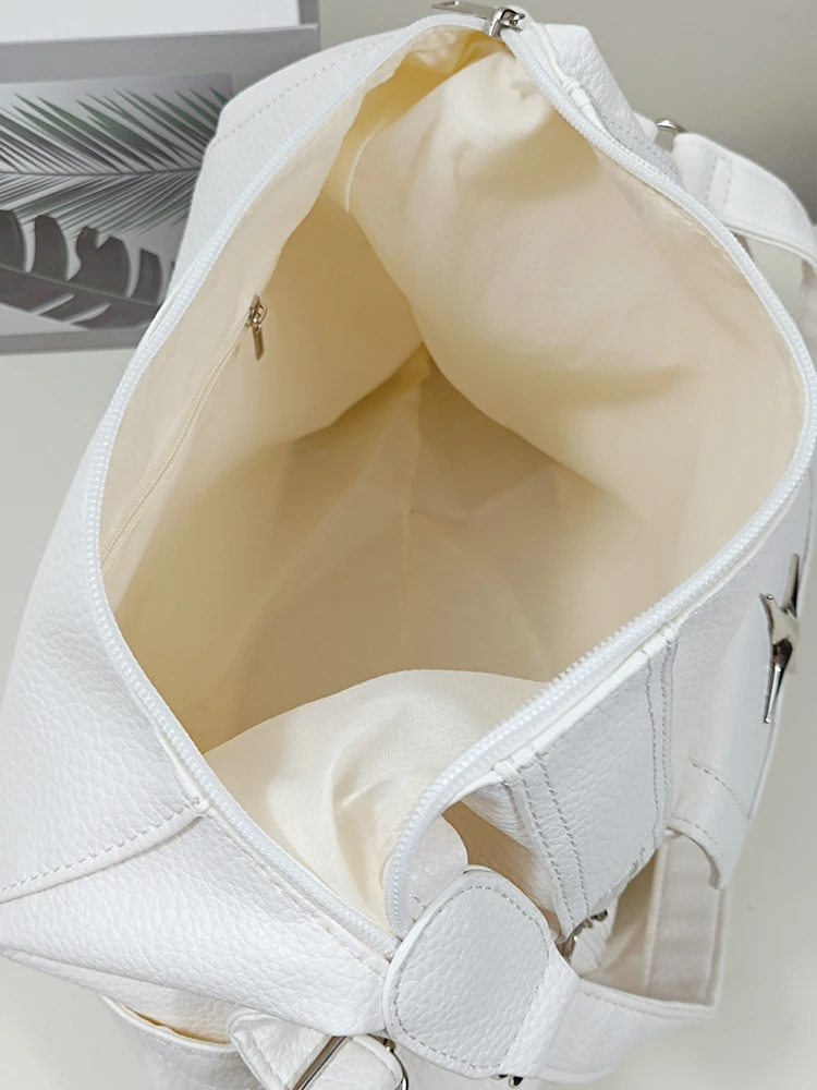 Винтажные сумки JIAERDI Y2k для женщин популярные женские белые рюкзаки из