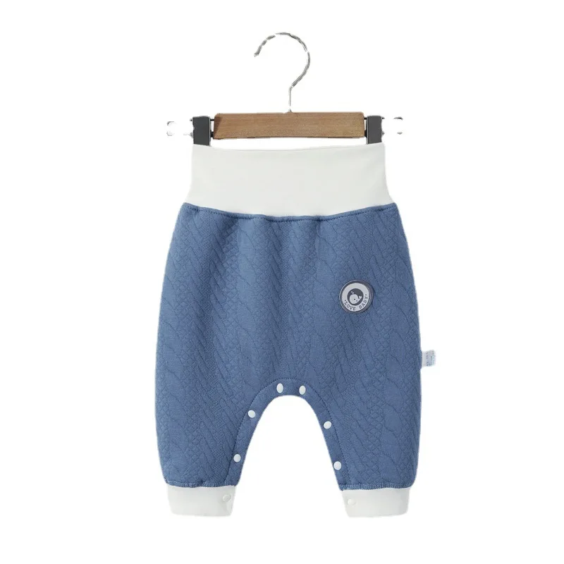 Baby Pants Big Butt Pants High Waist Belly Protection Female Baby Autumn and Winter Men's Big Pants Outer Wear Spring and Autumn