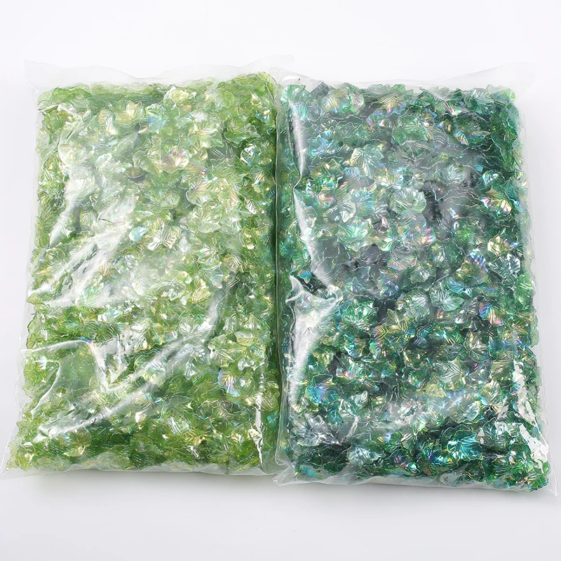 

50g 23x24mm new mulberry leaves Petals beads DIY Handwoven Beaded pendant handmaking Material Hairpin Accessories