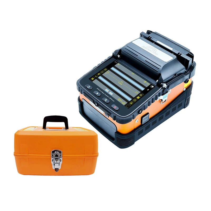 Signal Fire New 6 Motors Automatic FTTH Fibre Welding Splicing Machine Fiber Optic Cable Fusion Splicer AI-6C