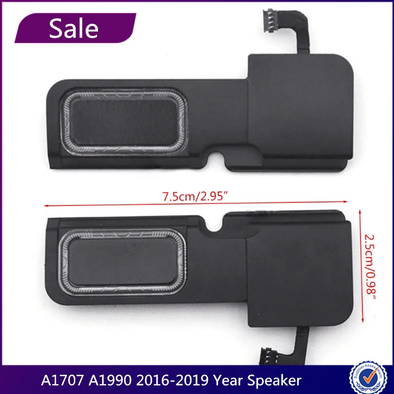 

Протестированный A1707, A1990, 2016, 2017, 2018, 2019 лет, левый и правый динамик OEM для Macbook Pro Retina, 15-дюймовый громкоговоритель EMC 3072, 3162