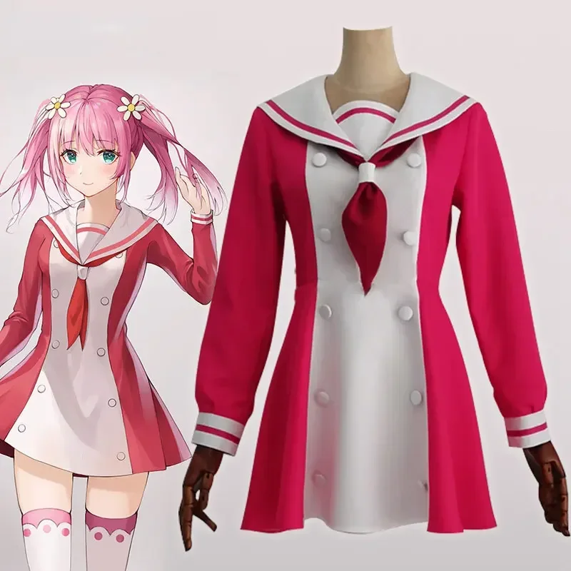 Аниме Munou Na Nana Hiiragi карнавальный костюм женская школьная форма студенческий на