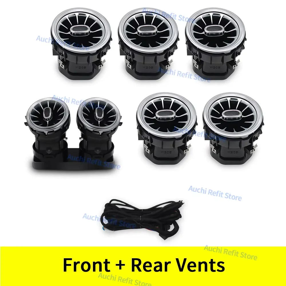 3/64 цвета C GLC Class Coupe C43 C63 X253 MB W205 Светодиодный окружающий свет для Benz для AMG Вентиляционное отверстие Сопло 3D Динамик Декоративная лампа