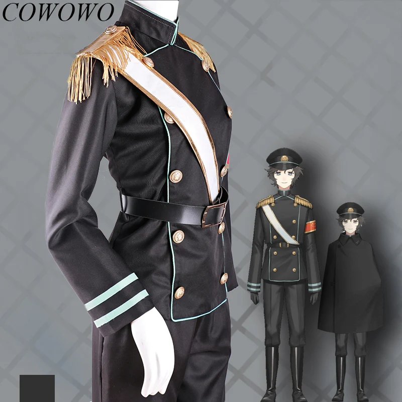 

COWOWO Аниме! Игровой костюм Vtuber Nijisanji Kanae, красивая военная униформа, костюм для косплея, костюм на Хэллоуин вечерние для ролевых игр, унисекс