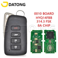 datong world car remote control key for lexus rx350 rx450gh 2016 2017 2018 314 3fsk 8a chip 0010board replacement promixity card