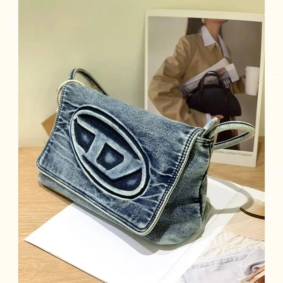 

Women's Bags Designed 2023 Shoulder Bag Handbags For Woman Women's Bag Leisure Shopping Bag Retro Niche Denim Bag Underarm Bag