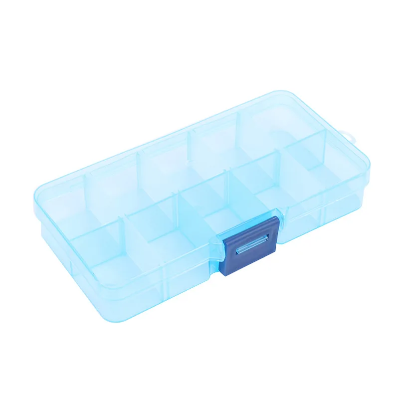 

Detachable Transparent Fishing Gear Luya Plastic Box Medicine Box Jewelry Storage Box Multi-grid Sub-packing Parts Box